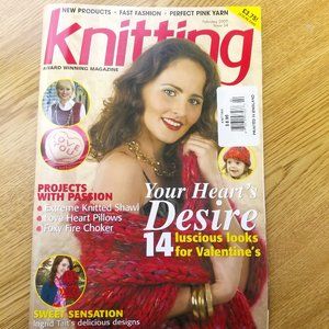 Rare, Collectible The Knitter UK magazine February 2007 Issue 34